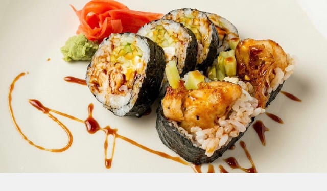 Chicken Teriyaki Roll.
