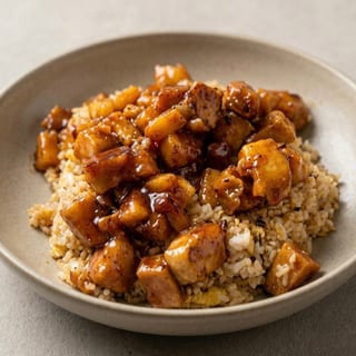 Spicy Tofu Fried Rice