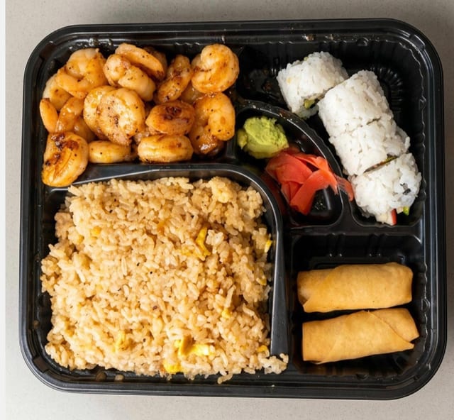 YumYum Shrimp Bento.