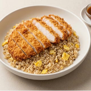 Chicken Katsu W/ Fried Rice