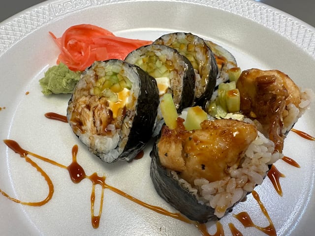 Chicken Teriyaki Roll.