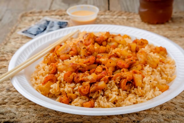 Crawfish Fried Rice.