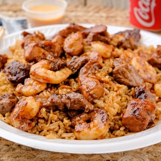 Flaming Razorback Fried Rice